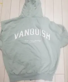 VANQUISH FITNESS ミント ジップアップパーカー