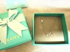 MIKAMU 猫ペンダント モチーフ シルバーカラー