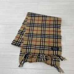BURBERRY ノバチェック柄マフラー 100%ラムウール