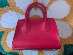 GIANNI NOTARO 赤 ミニトートバッグ ショルダーストラップ付き