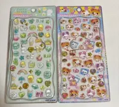 【正規品】　ジュエルプチドロップステッカー　ハムハムカフェ　パフィーグリーン