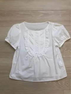 牛乳プリン様専用＊フランシュリッペ＊リボンフリルブラウス