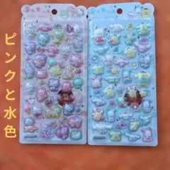 【正規品】　うるちゅるポップシール　サンリオキャラクターズ2種セット