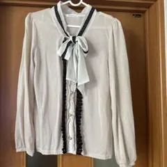 axes femme アクシーズ　ニットブラウス