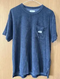 SALVAGE PUBLIC パイル地 ポケットTシャツ ネイビー　Mサイズ
