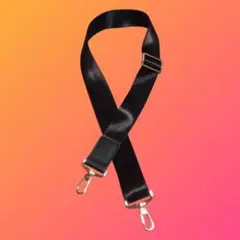 黒 ゴールド　付け替えベルト　ショルダーストラップ　バッグ　ベルト