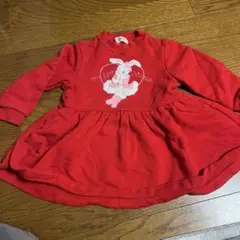 mezzo piano 赤いワンピース 100