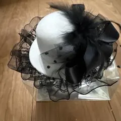 ヘッドドレス　ハット　ミニハット　ヘアアクセサリー