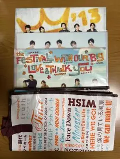 嵐ARASHI 嵐フェス バッグ＆クリアファイル ３枚