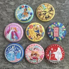 ディズニー刺繍缶バッジ8個セット