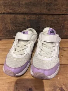 Nike キッズスニーカー ホワイト/パープル