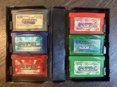 ゲームボーイアドバンス　ポケモンソフト 6個セット