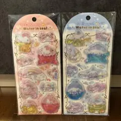 ハローキティ シナモロール ウォーターインシール