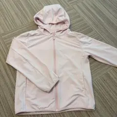UNIQLOユニクロ　UVカットパーカー　130 ピンク　エアリズム