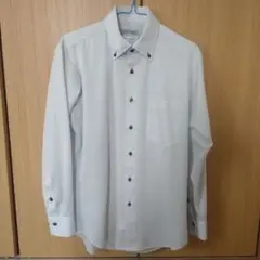 i-shirt ドット柄 長袖ワイシャツ