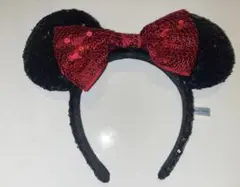 ミニーマウスカチューシャ　スパンコール