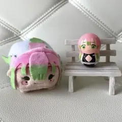 鬼滅の刃　甘露寺蜜璃　のるキャラマスコット　ぬいぐるみ　クーナッツ