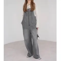 タグ無し 新品未使用 デニムサロペット