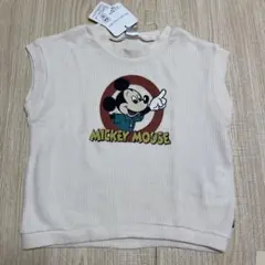 Disney baby フタフタ レトロミッキー タンクトップ 90 新品