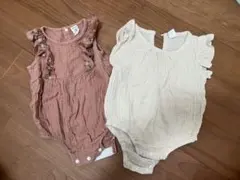 SHEIN ベビー用ロンパース 2点セット　3-6m