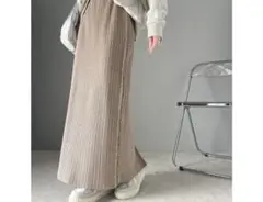 mily bilet サイドフリンジメランジニットスカート　XLのサムネイル