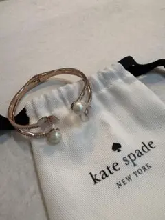 kate spade NEW YORK パンジー　ブレスレット　バングル保存袋付のサムネイル