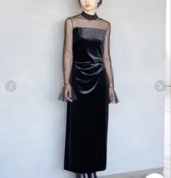 snidel シアードッキングベロアドレス