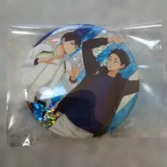 【新品】ハイキュー 缶バッジ ホログラム ビスケット　クッキー　ジャージ交換