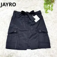【新品】JAYRO ジャイロ◆タイトミニスカート(S)ブラック リボン付きのサムネイル