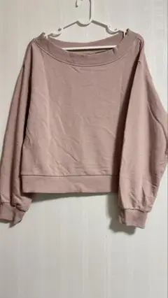 H&M ラウンドネックスウェット ピンク 海外購入