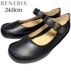 benebis ベネビス 24cm メリージェーン コンフォートパンプス 黒のサムネイル