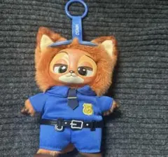 MINISO ディズニー　ズートピア ニック警官 マスコット ぬいぐるみ