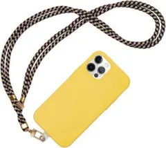 スマホ ネックストラップ、ショルダーストラップとタッグホルダー1枚入りのスマホ
