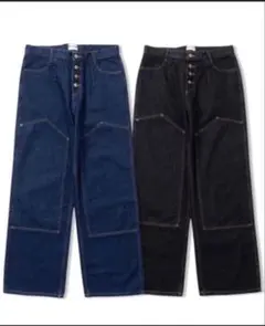 BADWAY スタッズ付き グレー スラックス パンツ - メルカリ