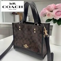 COACH コーチショルダーバッグ デンプシー PVC 2way シグネチャー