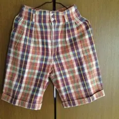 チェック パンツ