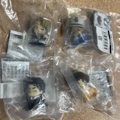 ガチャガチャ　名探偵コナン　ちぢませ隊９　４個セット