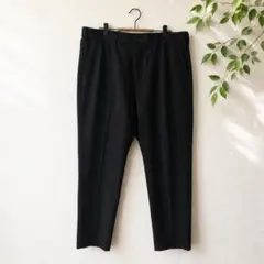 ◇プラスワン＊ライトオン◇テーパードパンツ XL 黒 ウエスト内紐 メンズ大きいのサムネイル