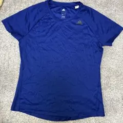 adidasアンダーclimaliteＴシャツ ブルー　Ｌサイズ