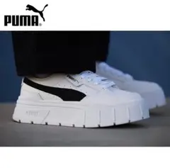 PUMA MAYZE STACK 厚底スニーカー 24.5cm