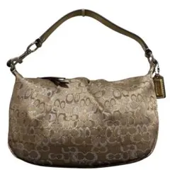 Coach Signature Accessory Pouch Gold Y2k