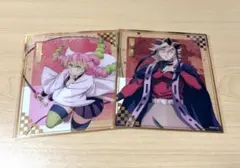【未開封】クリア色紙 童磨＆甘露寺蜜璃 鬼滅の刃