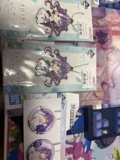 ホロライブ 一番くじ 常闇トワ クリアファイル 缶バッジ ラバーチャーム