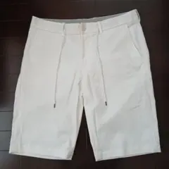 ユナイテッドアローズ UNITED ARROWS ツイル ショートパンツ 白