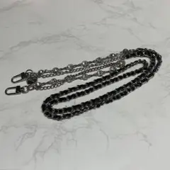 pium オリジナルビジュー付きマルチチェーン