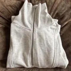 united arrows グレー ハイネック ジッパー トレーナー