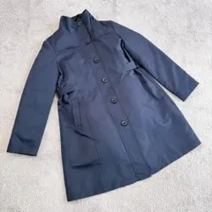 キヨコタカセ　コート　ネイビー　防寒　サイズ17 インナーダウン付き
