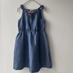 f dash ファミリア デニム ジャンバースカート 130