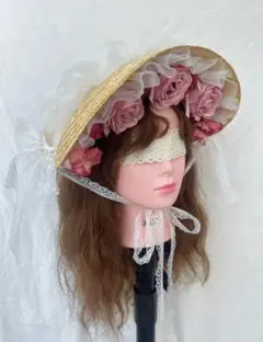 Belle des Poupee ハット いちご カンカン帽 - メルカリ