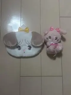 mikko ガチャガチャ スフレ ソフィー フェイスポーチ ぬいぐるみ